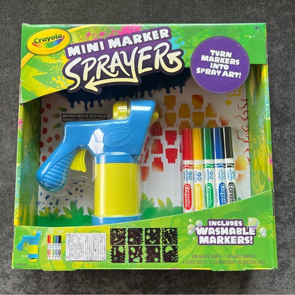 NIB Crayola Mini Marker Sprayer - Picture 1 of 6